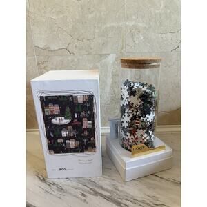 Jiggy 800-Pc Jigsaw Puzzle “Christmas town” - Frameable Premium Holiday Gift Set